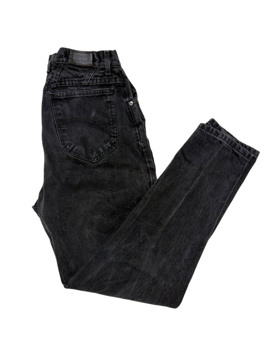Vintage Black Lee Riders High Waisted Denim Jeans Size 28